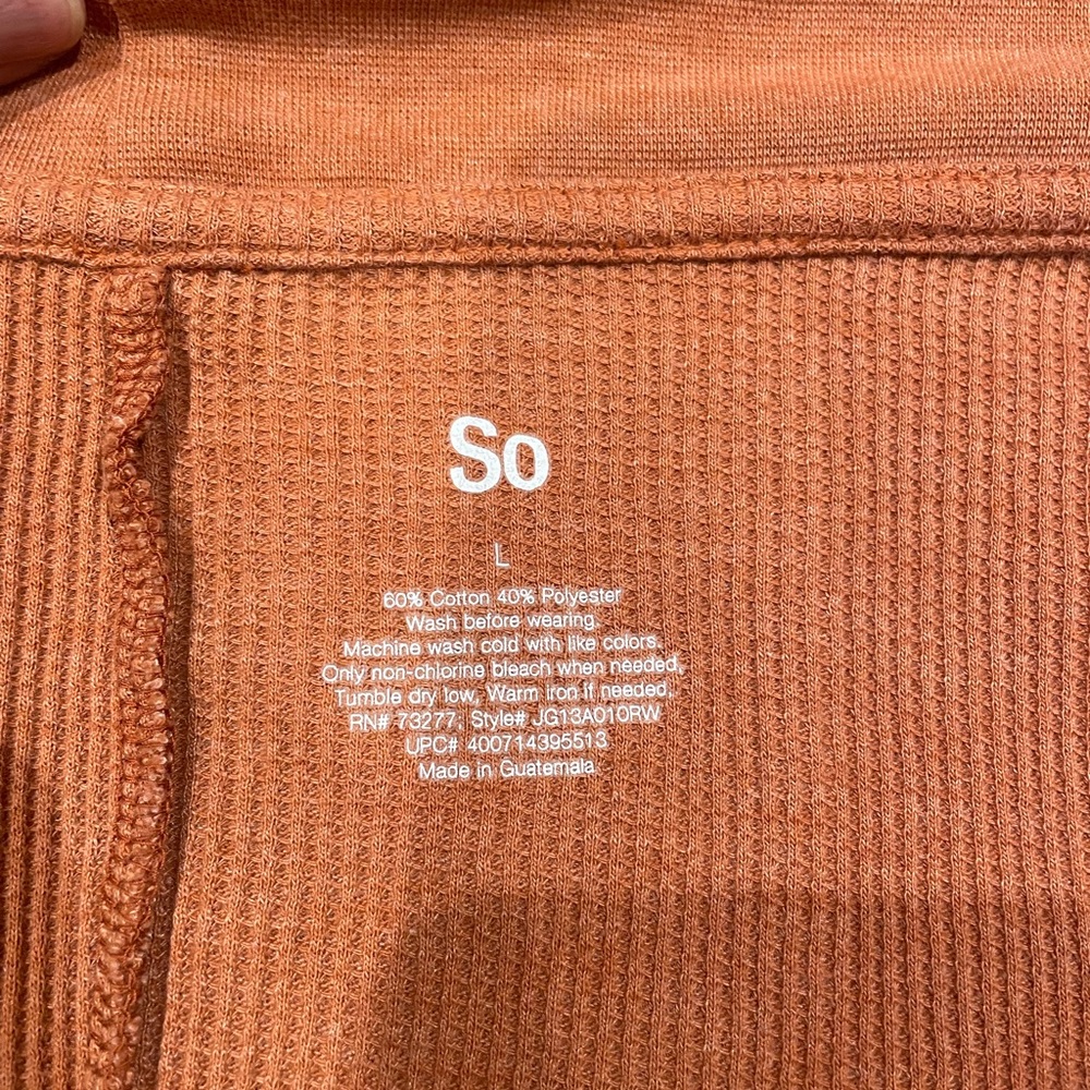 Rust Orange Open Front Cardigan - Picture 7 of 7